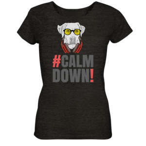 calm down *SCHNELLE LIEFERUNG Ladies Organic Shirt (meliert)