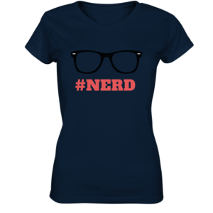 nerd Ladies Organic V-Neck Shirt