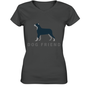 dogfriend Ladies Organic V-Neck Shirt