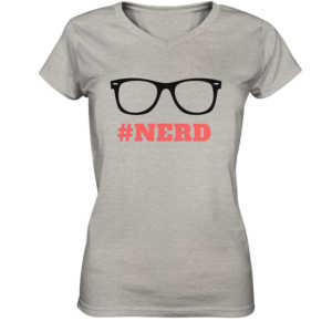 nerd Ladies Organic V-Neck Shirt