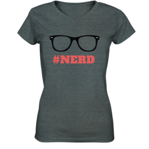 nerd Ladies V-Neck Shirt
