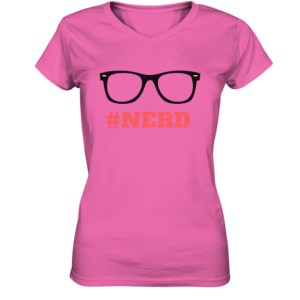 nerd Ladies V-Neck Shirt