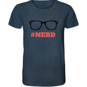 nerd Organic Shirt (meliert)