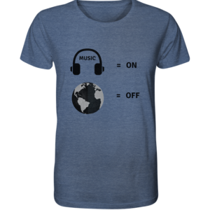 musiconworldoff Organic Shirt (meliert)