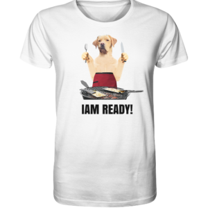 IAM READY! * schnelle Lieferung Barney als Model Organic Shirt