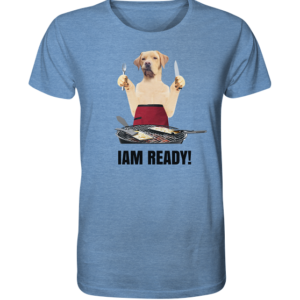 IAM READY! * schnelle Lieferung Barney als Model Organic Shirt (meliert)