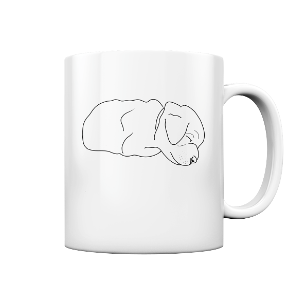 Barney Labrador Welpen Tasse-Tasse glossy - Barneysshop